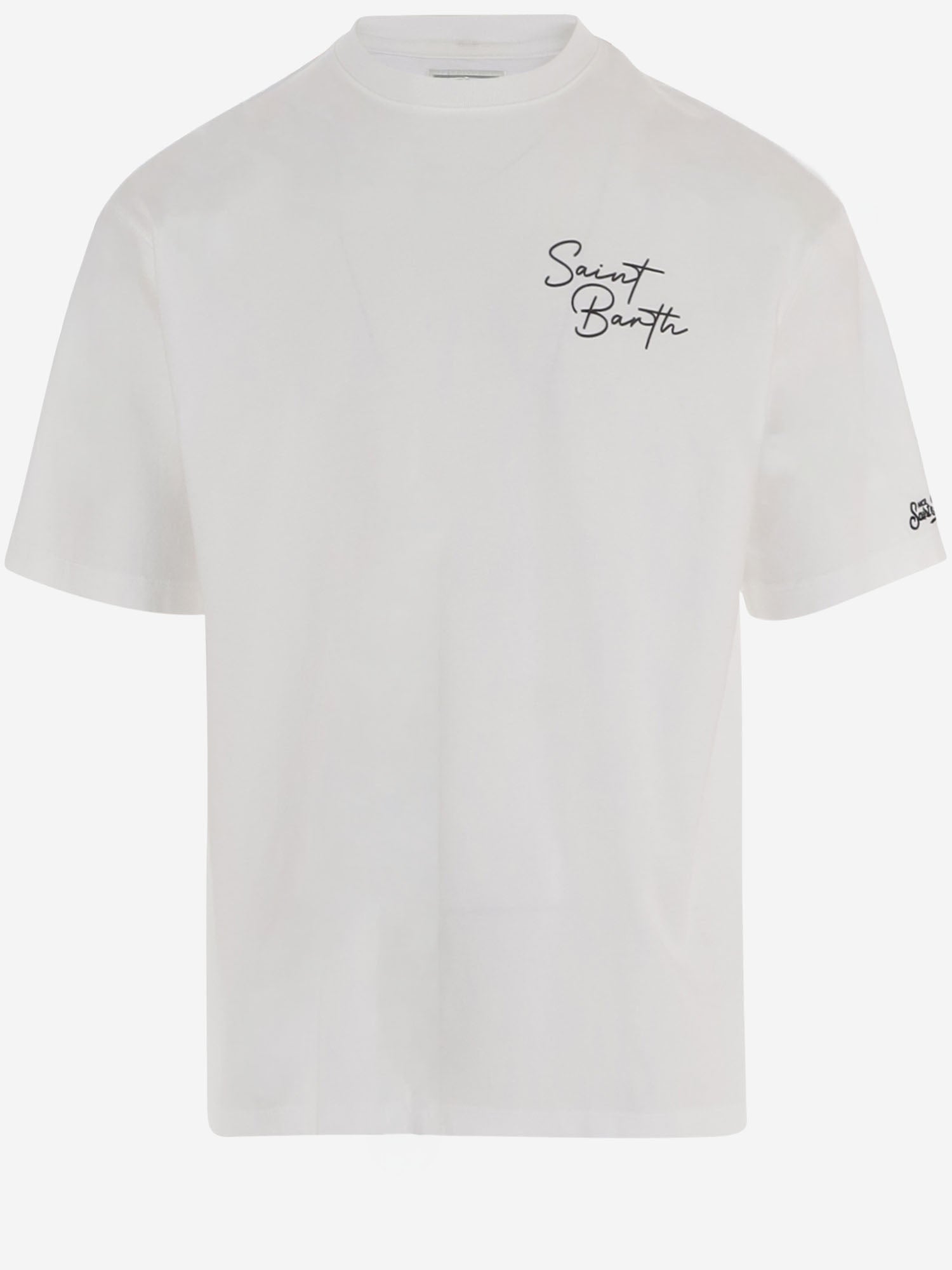 T-SHIRT IN COTONE CON LOGO DLR0001 00303M MC2 SAINT BARTH 