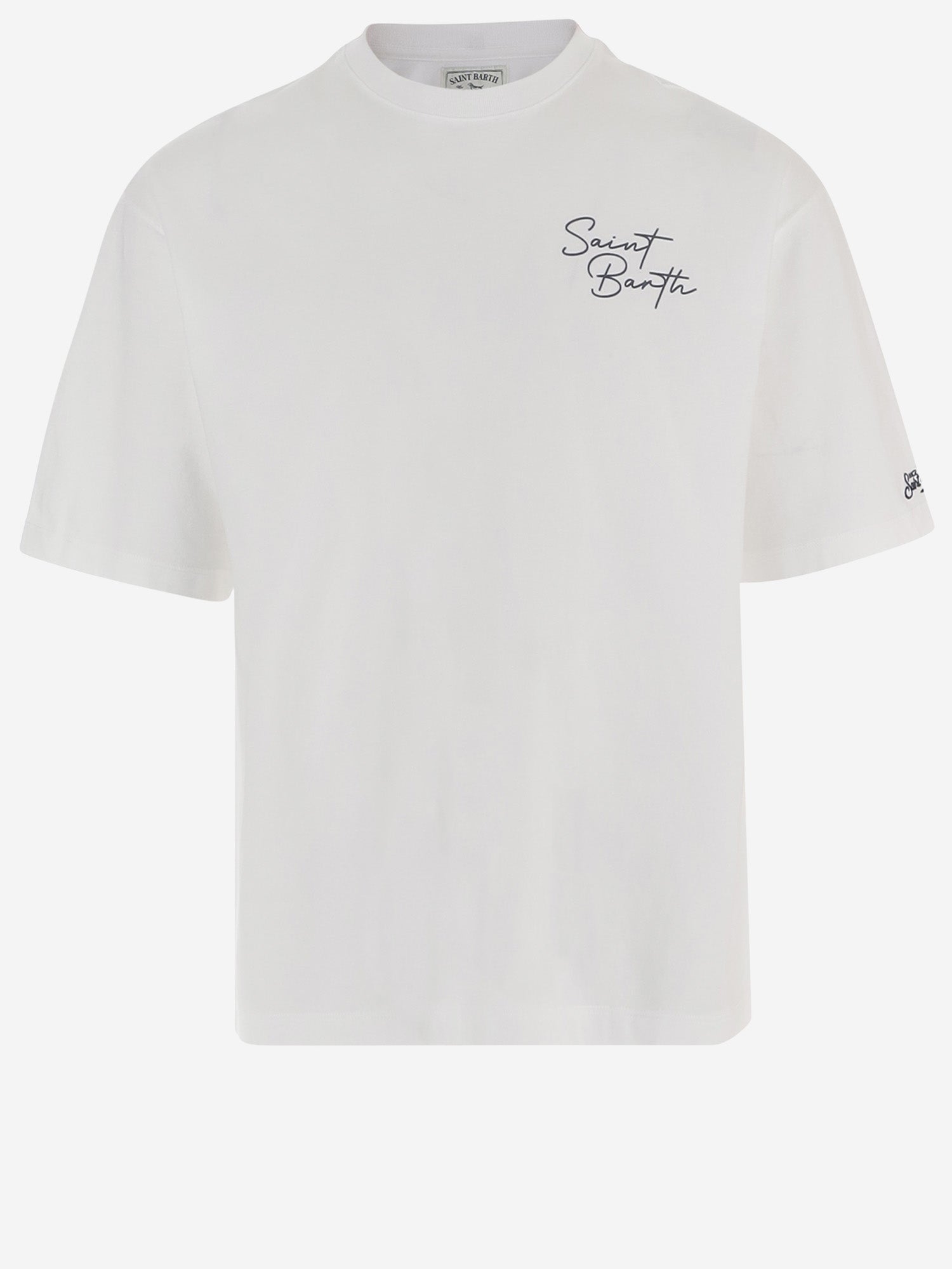 T-SHIRT IN COTONE CON LOGO DLR0001 03075M MC2 SAINT BARTH 