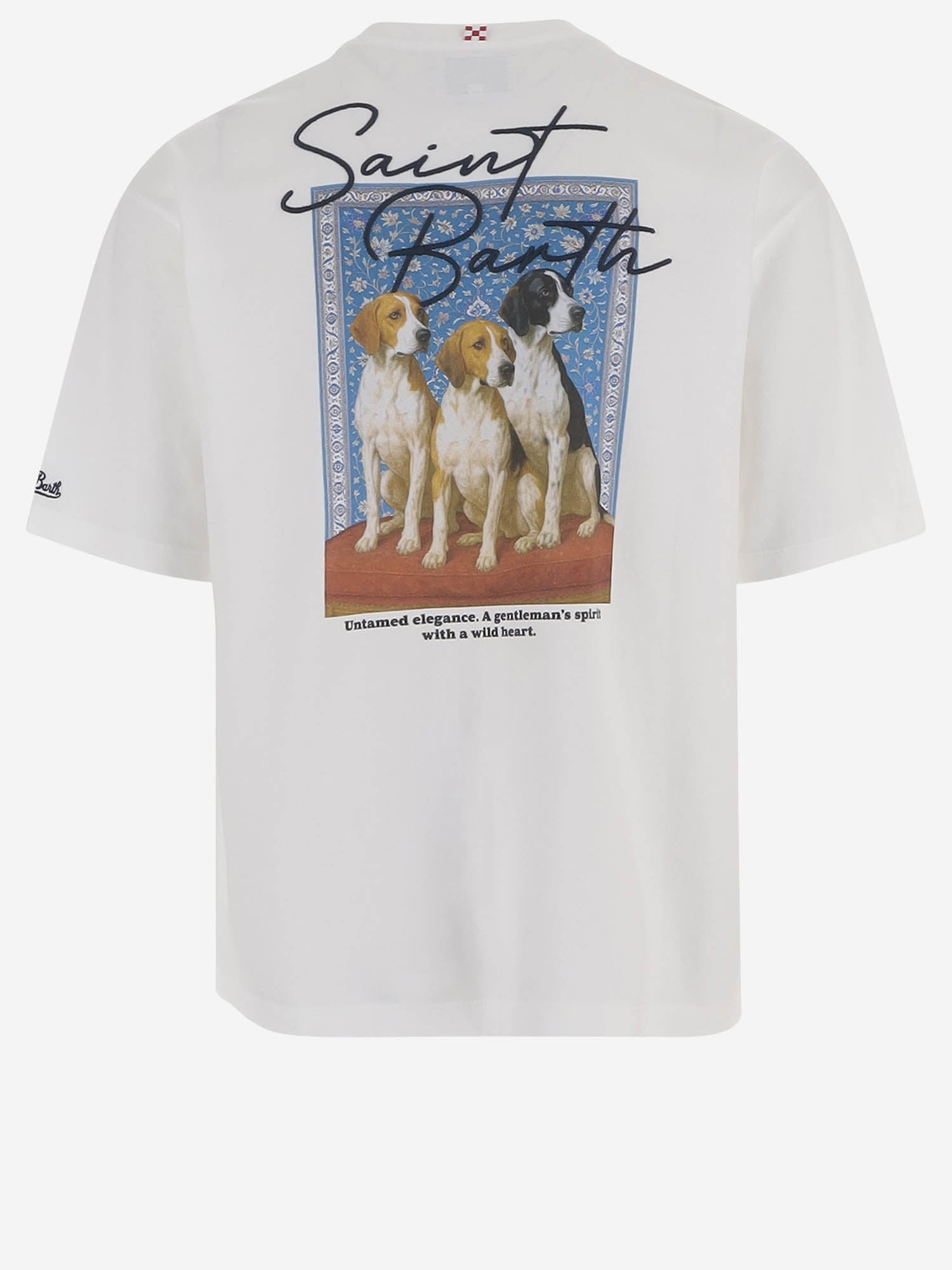 T-SHIRT IN COTONE CON LOGO DLR0001 03075M MC2 SAINT BARTH 