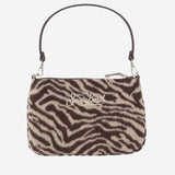 POCHETTE IN MISTO LANA ANIMALIER CON LOGO PARM003 04108M MC2 SAINT BARTH 