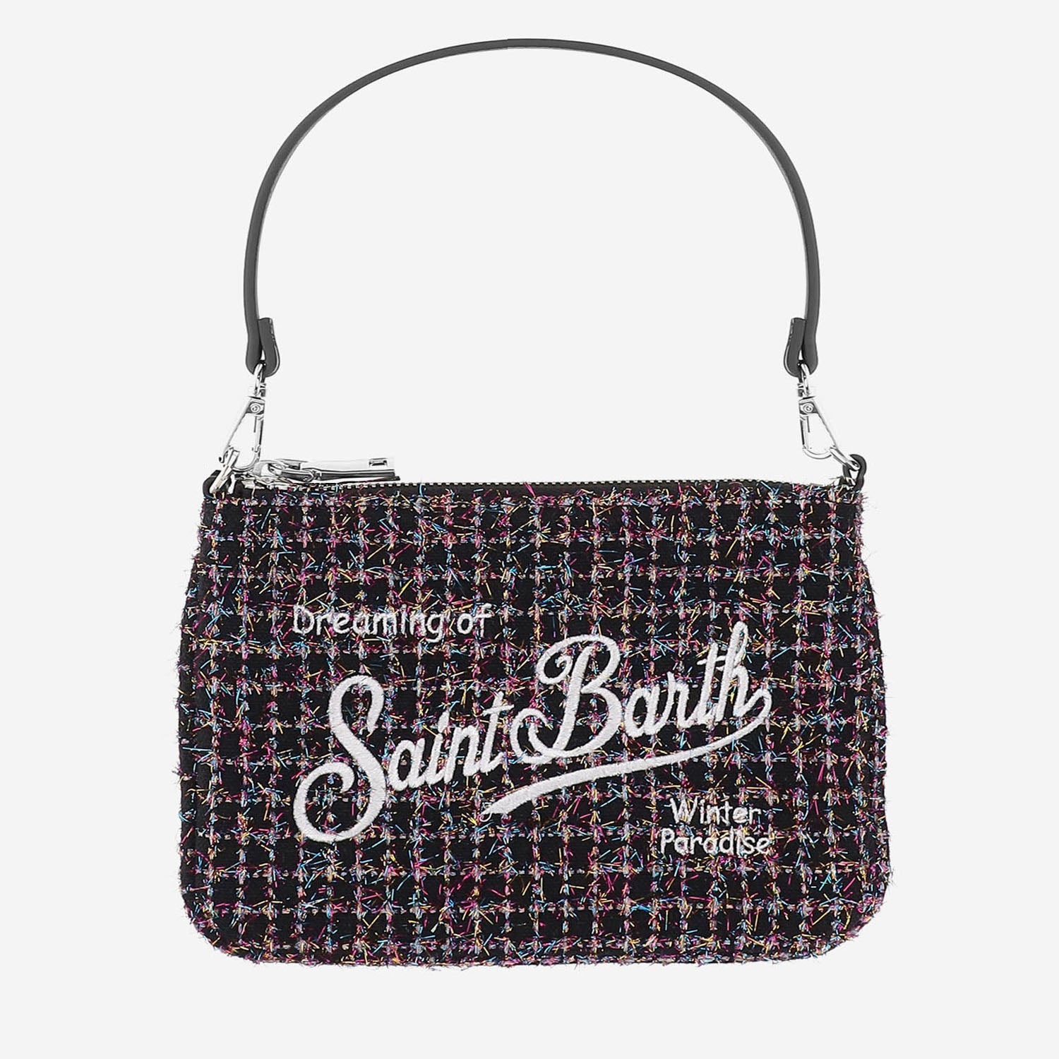 POCHETTE IN TESSUTO TECNICO BOUCLÉ CON LOGO PARM004 00193M MC2 SAINT BARTH 
