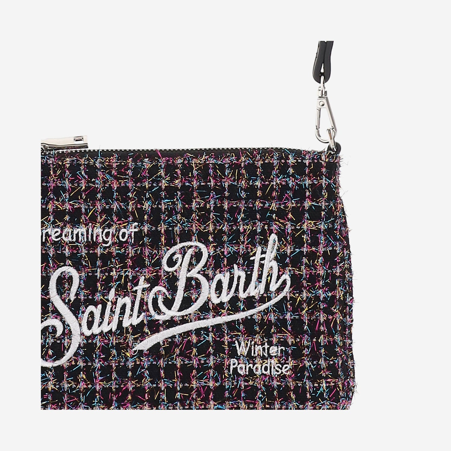 POCHETTE IN TESSUTO TECNICO BOUCLÉ CON LOGO PARM004 00193M MC2 SAINT BARTH 