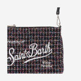 POCHETTE IN TESSUTO TECNICO BOUCLÉ CON LOGO PARM004 00193M MC2 SAINT BARTH 