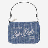 POCHETTE IN TESSUTO TECNICO BOUCLÉ CON LOGO PARM004 00471M MC2 SAINT BARTH 