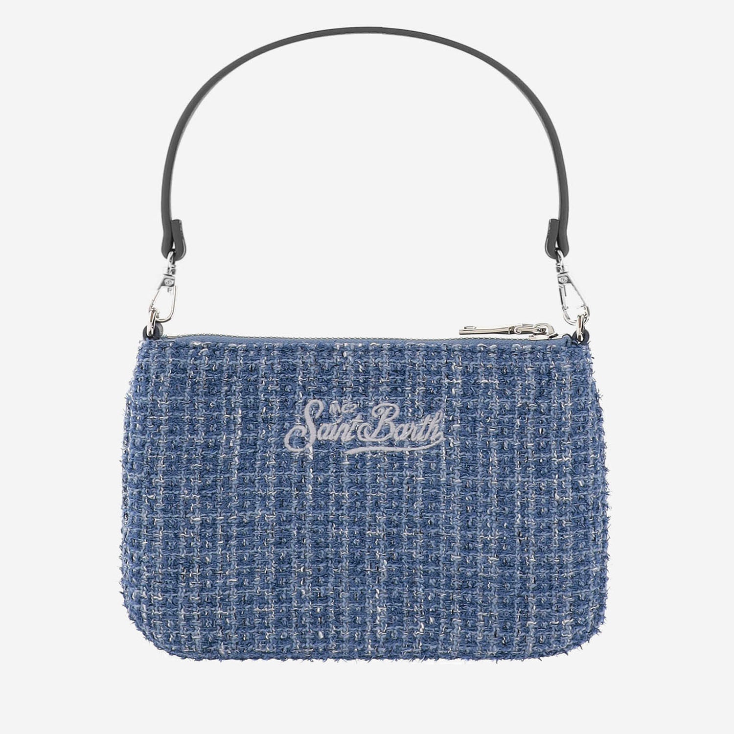 POCHETTE IN TESSUTO TECNICO BOUCLÉ CON LOGO PARM004 00471M MC2 SAINT BARTH 