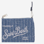 POCHETTE IN TESSUTO TECNICO BOUCLÉ CON LOGO PARM004 00471M MC2 SAINT BARTH 
