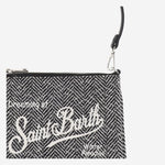 POCHETTE IN MISTO LANA A SPIGATO CON LOGO PARM006 00472M MC2 SAINT BARTH 