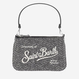 POCHETTE IN MISTO LANA A SPIGATO CON LOGO PARM006 00472M MC2 SAINT BARTH 