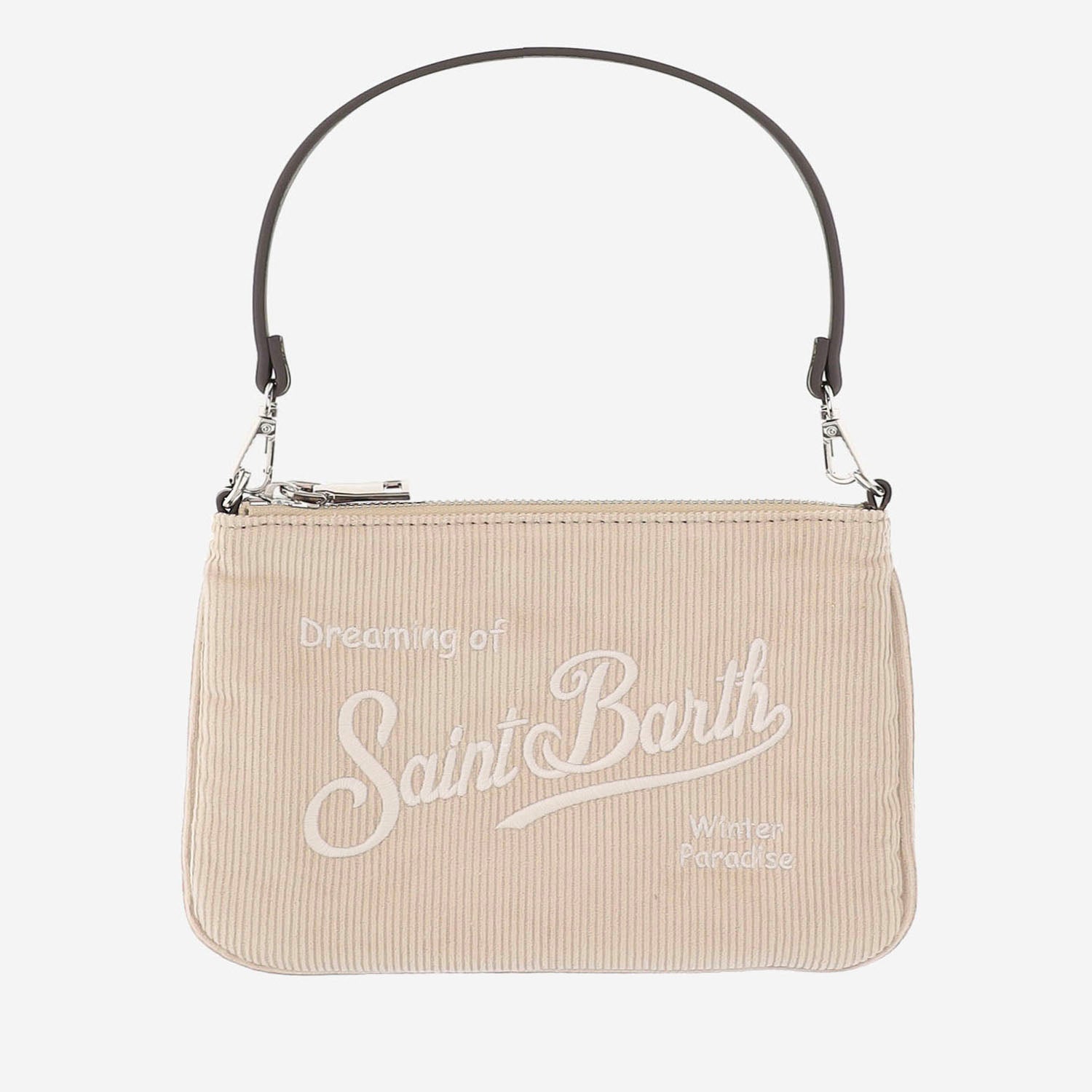 POCHETTE IN VELLUTO A COSTE CON LOGO PARM008 04095M MC2 SAINT BARTH 