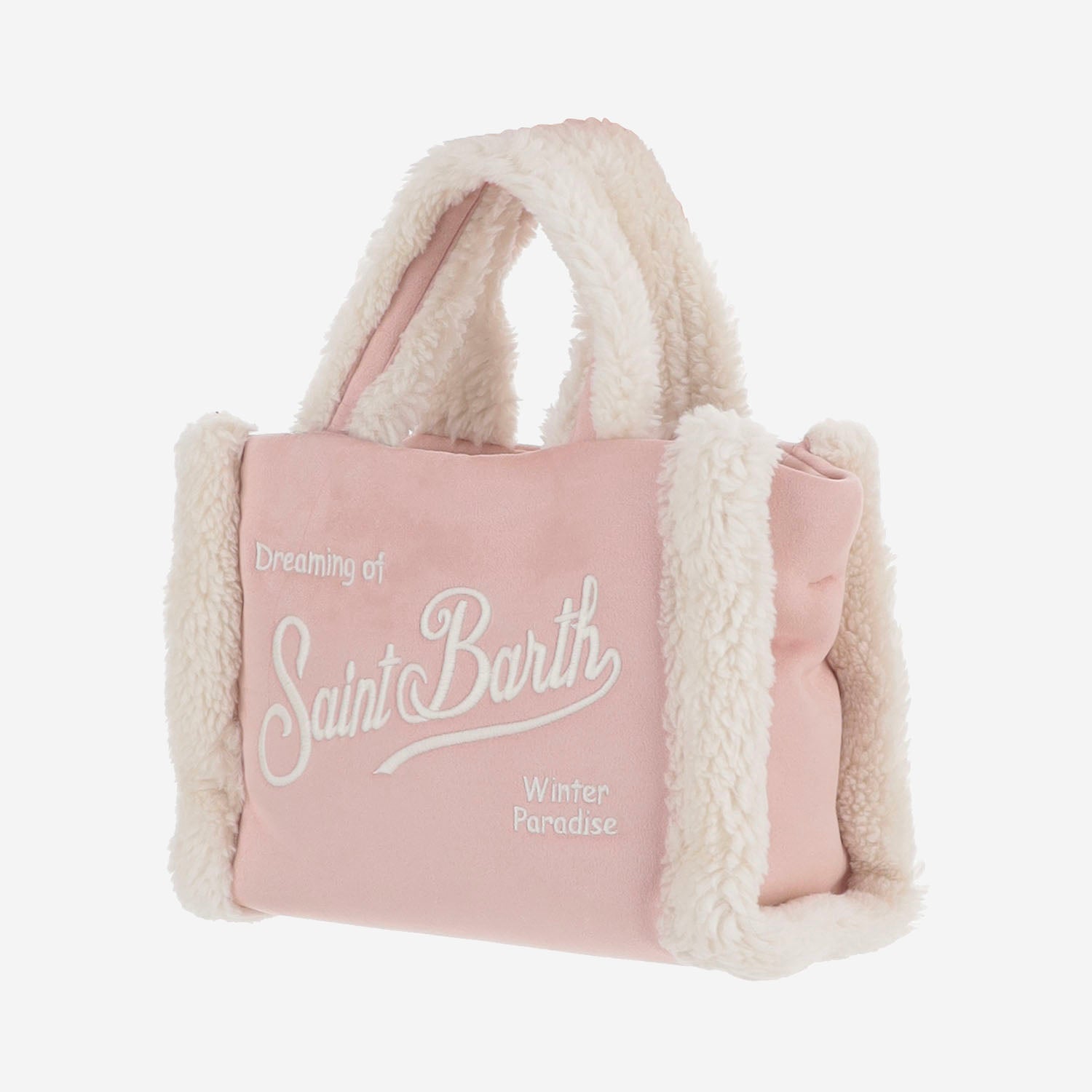 BORSA CON BORDI IN PELLICCIA ECOLOGICA VAMI020 00140M MC2 SAINT BARTH 