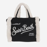 BORSA CON BORDI IN PELLICCIA ECOLOGICA VAMI020 03996M MC2 SAINT BARTH 