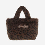 BORSA IN PELLICCIA ECOLOGICA CON MOTIVO ANIMALIER VAMI021 00212M MC2 SAINT BARTH 