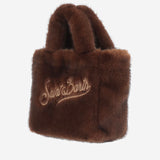 BORSA IN PELLICCIA ECOLOGICA CON LOGO VAMI021 00217M MC2 SAINT BARTH 