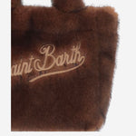 BORSA IN PELLICCIA ECOLOGICA CON LOGO VAMI021 00217M MC2 SAINT BARTH 
