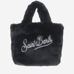 BORSA IN PELLICCIA ECOLOGICA CON LOOGO VAMI021 01976M MC2 SAINT BARTH 