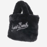 BORSA IN PELLICCIA ECOLOGICA CON LOOGO VAMI021 01976M MC2 SAINT BARTH 