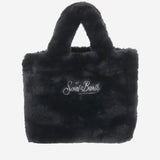 BORSA IN PELLICCIA ECOLOGICA CON LOOGO VAMI021 01976M MC2 SAINT BARTH 