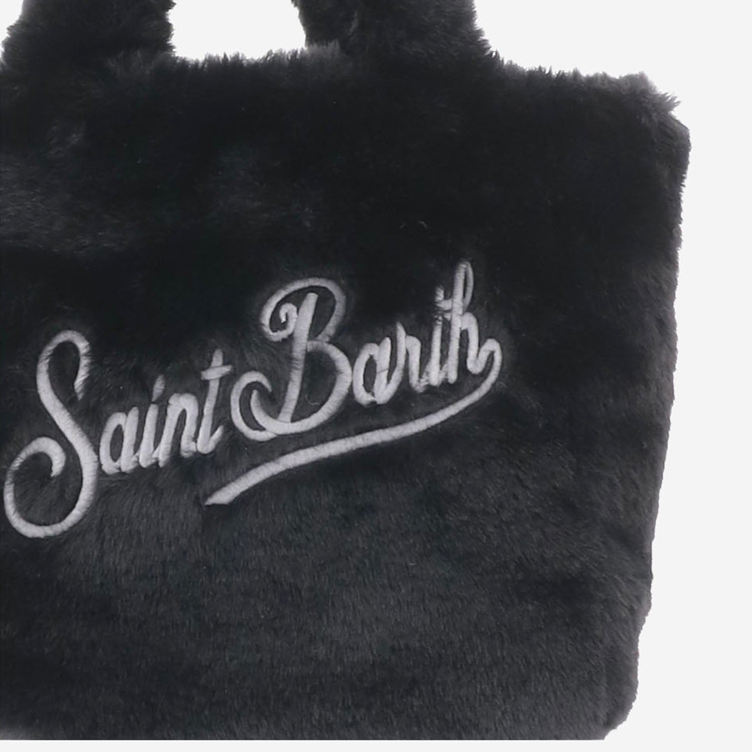 BORSA IN PELLICCIA ECOLOGICA CON LOOGO VAMI021 01976M MC2 SAINT BARTH 