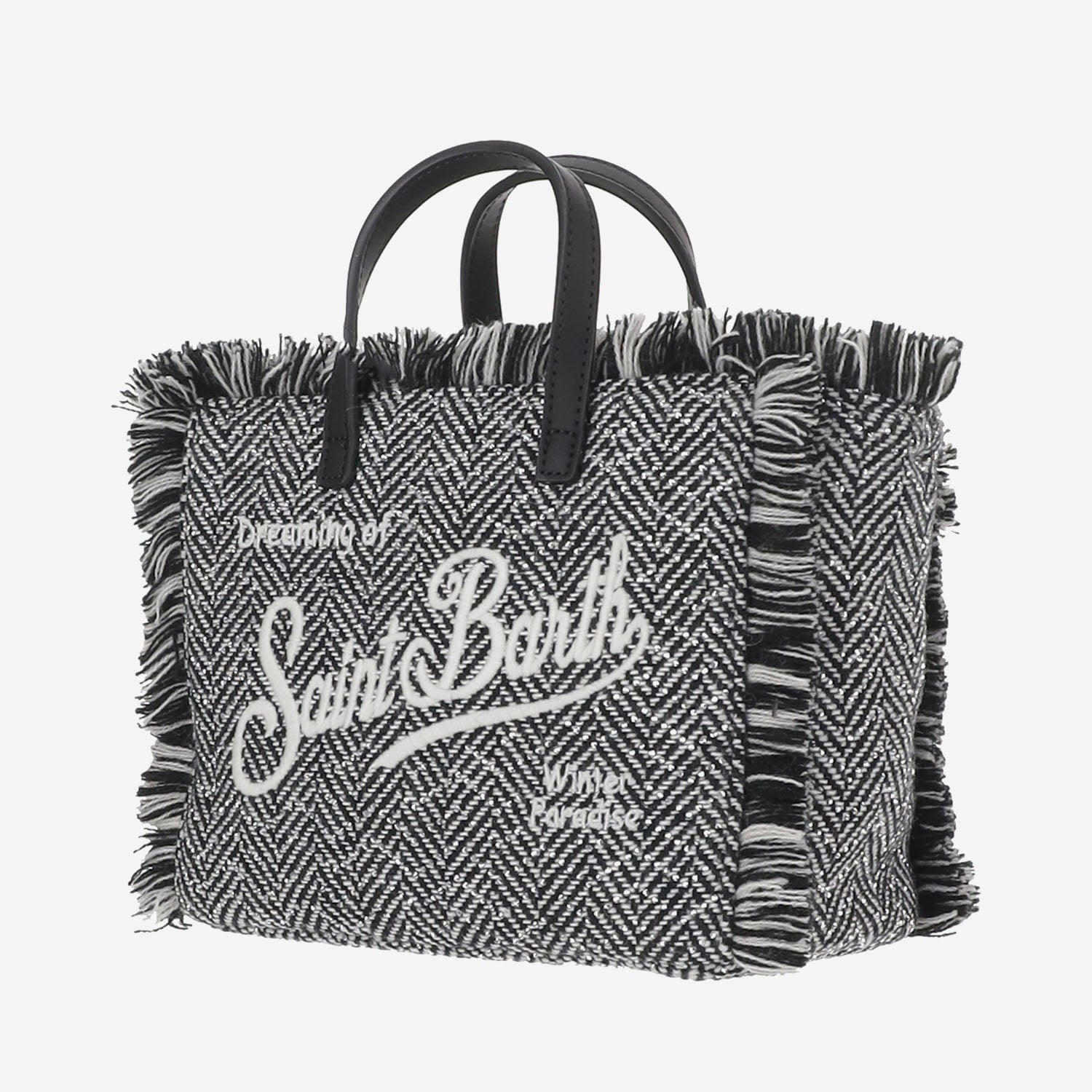 BORSA VANITY MINI CON MOTIVO A SPINA DI PESCE VAMI031 00472M MC2 SAINT BARTH 