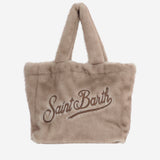 BORSA IN PELLICCIA ECOLOGICA CON LOGO VANI033 00219M MC2 SAINT BARTH 
