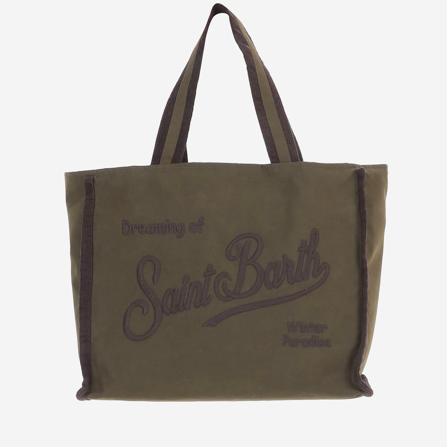 BORSA IN MISTO COTONE CON LOGO VANI046 00131M MC2 SAINT BARTH 