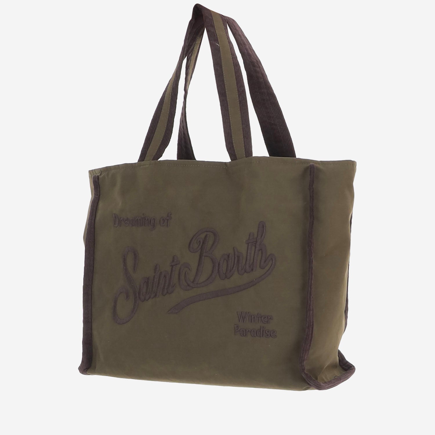 BORSA IN MISTO COTONE CON LOGO VANI046 00131M MC2 SAINT BARTH 