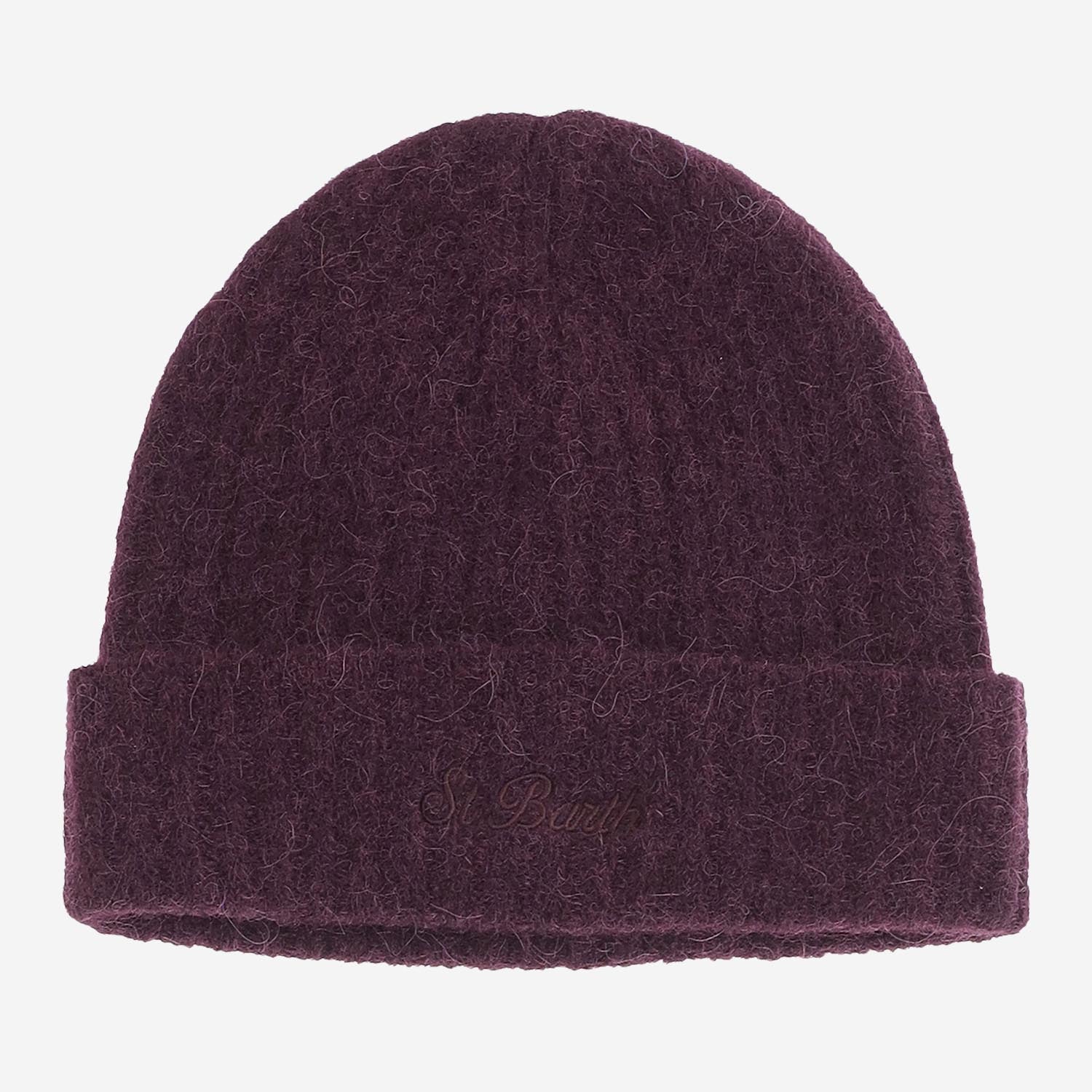 BEANIE IN MISTO ALPACA STRETCH CON LOGO WENG026 00038M MC2 SAINT BARTH 