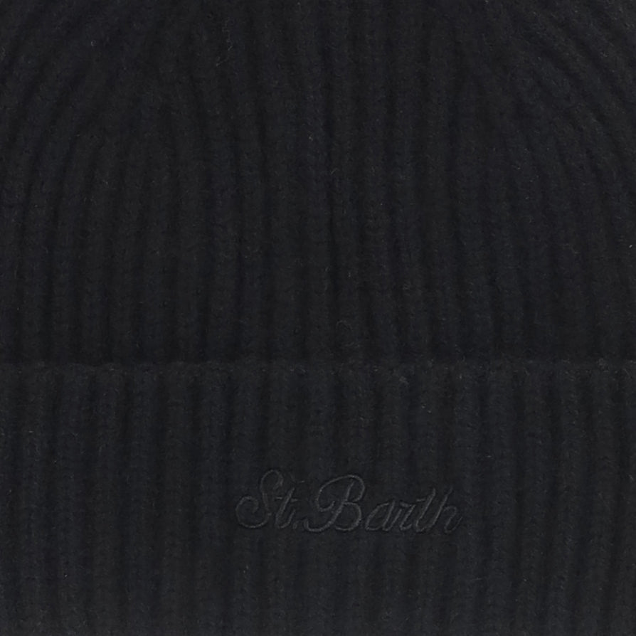 BEANIE IN CASHMERE CON LOGO WENG026 00068M MC2 SAINT BARTH 