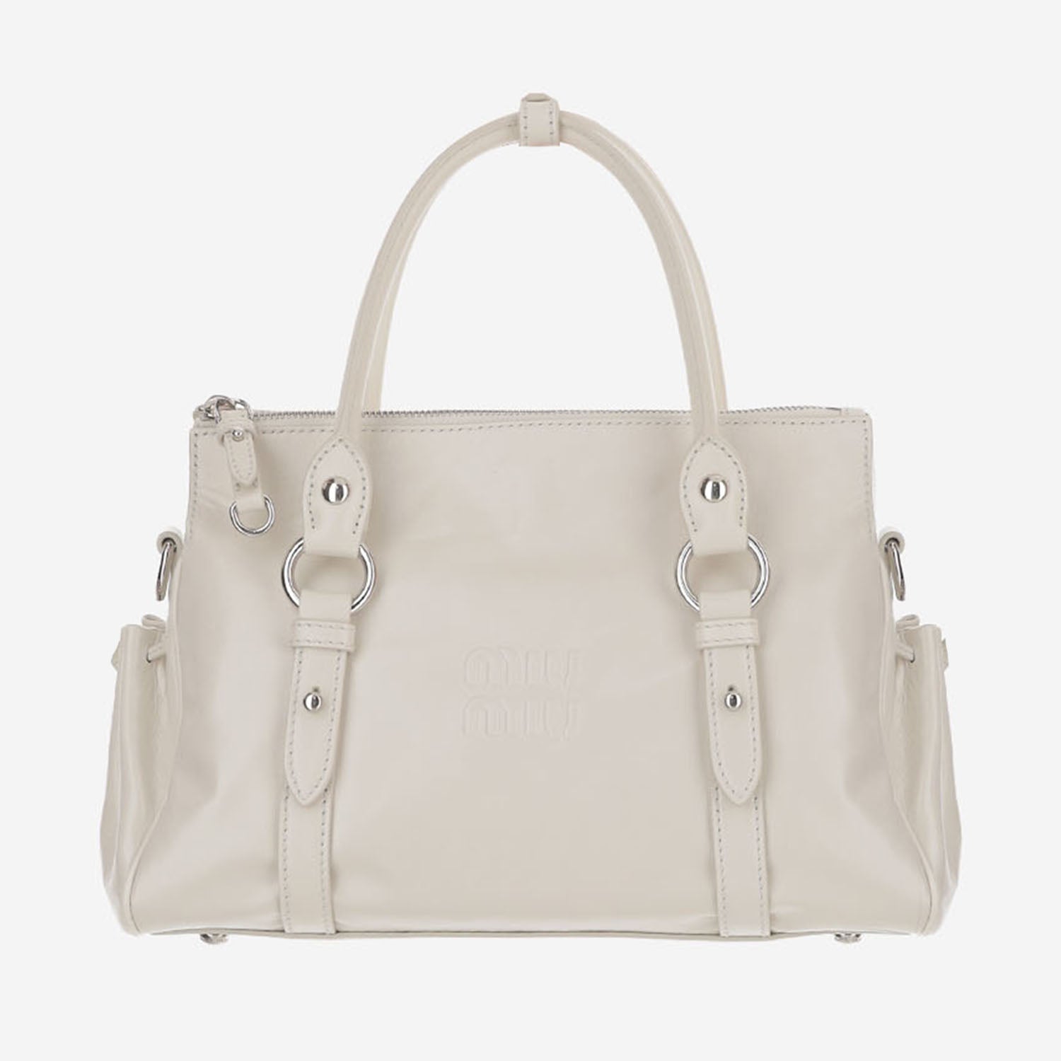 BORSA A MANO IN PELLE 5BA333 2A44F0009 MIU MIU 