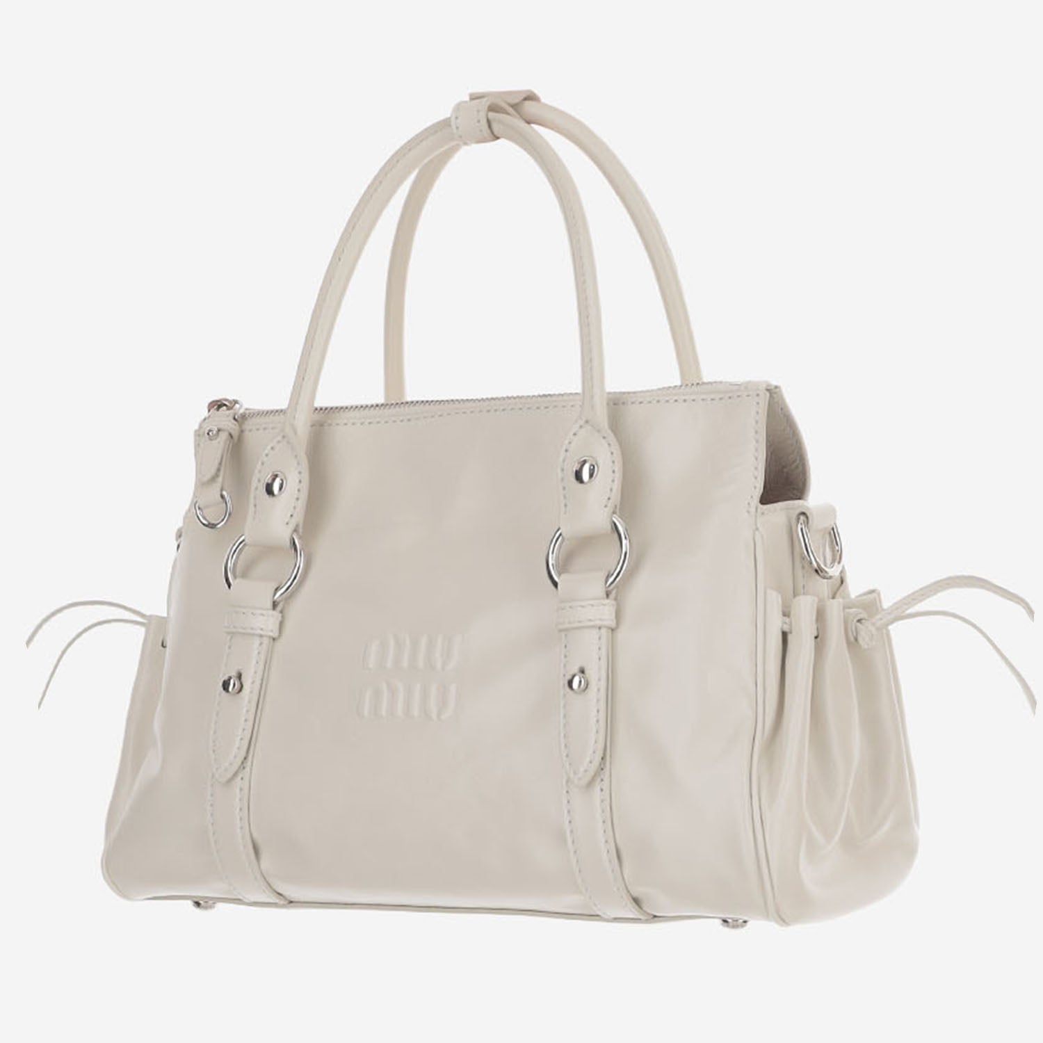 BORSA A MANO IN PELLE 5BA333 2A44F0009 MIU MIU 