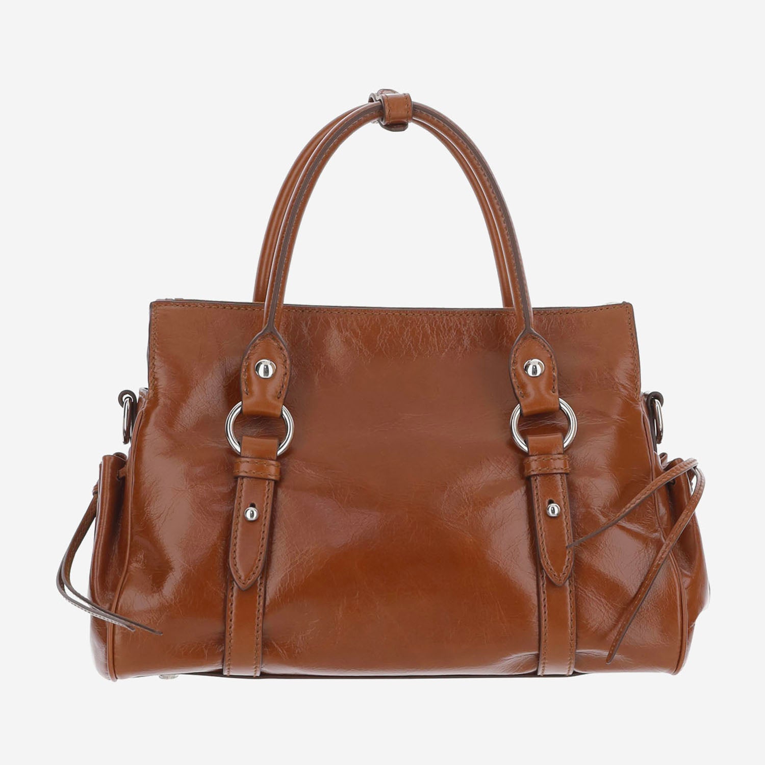 BORSA A MANO IN PELLE 5BA333 2A44F0BW5 MIU MIU 