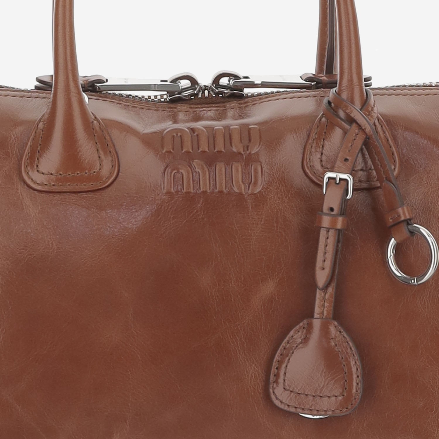 BORSA IN PELLE 5BA335 2A44F0BW5 MIU MIU 