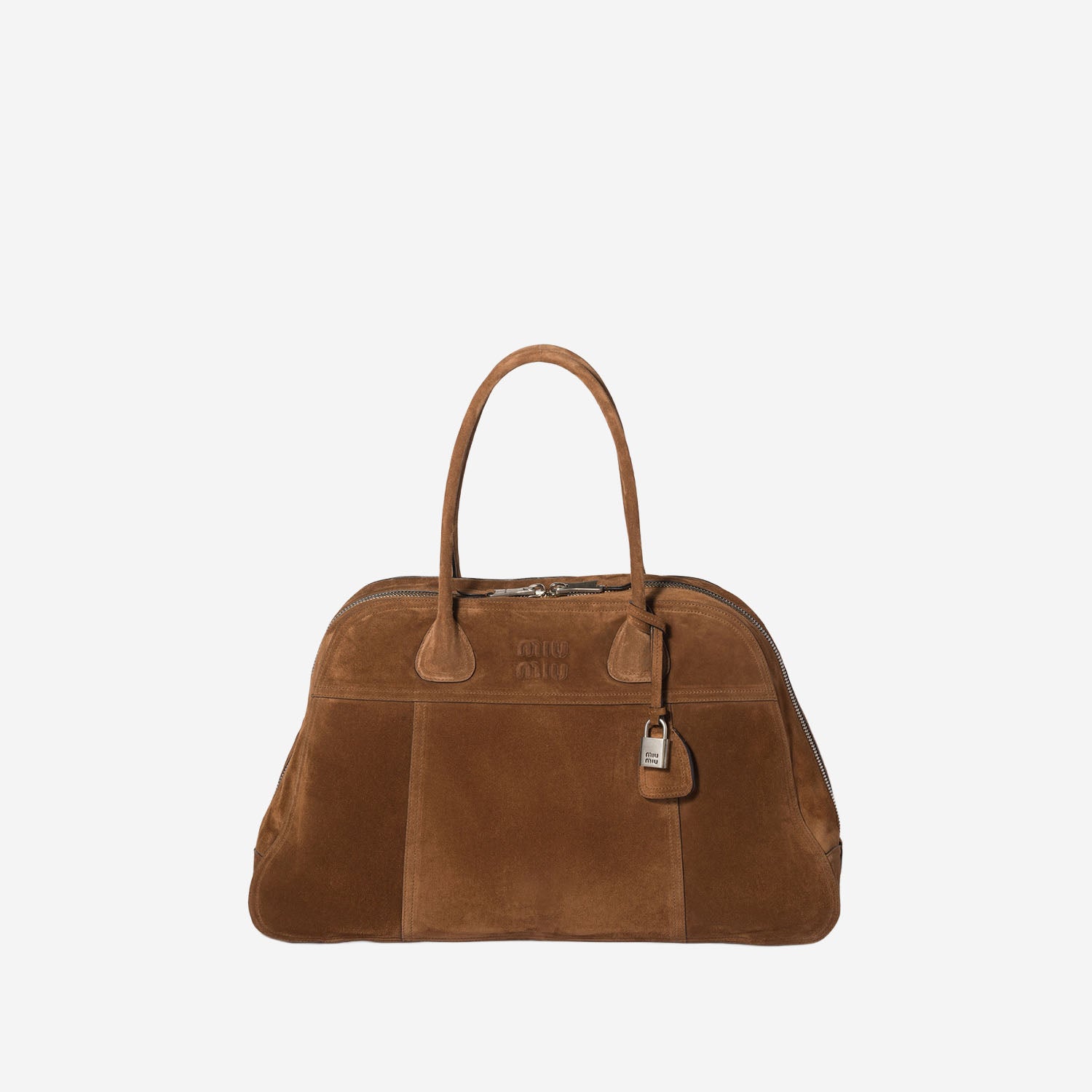 BORSA VIVANT GRANDE IN PELLE SCAMOSCIATA 5BB195 2CSSF0324 MIU MIU 
