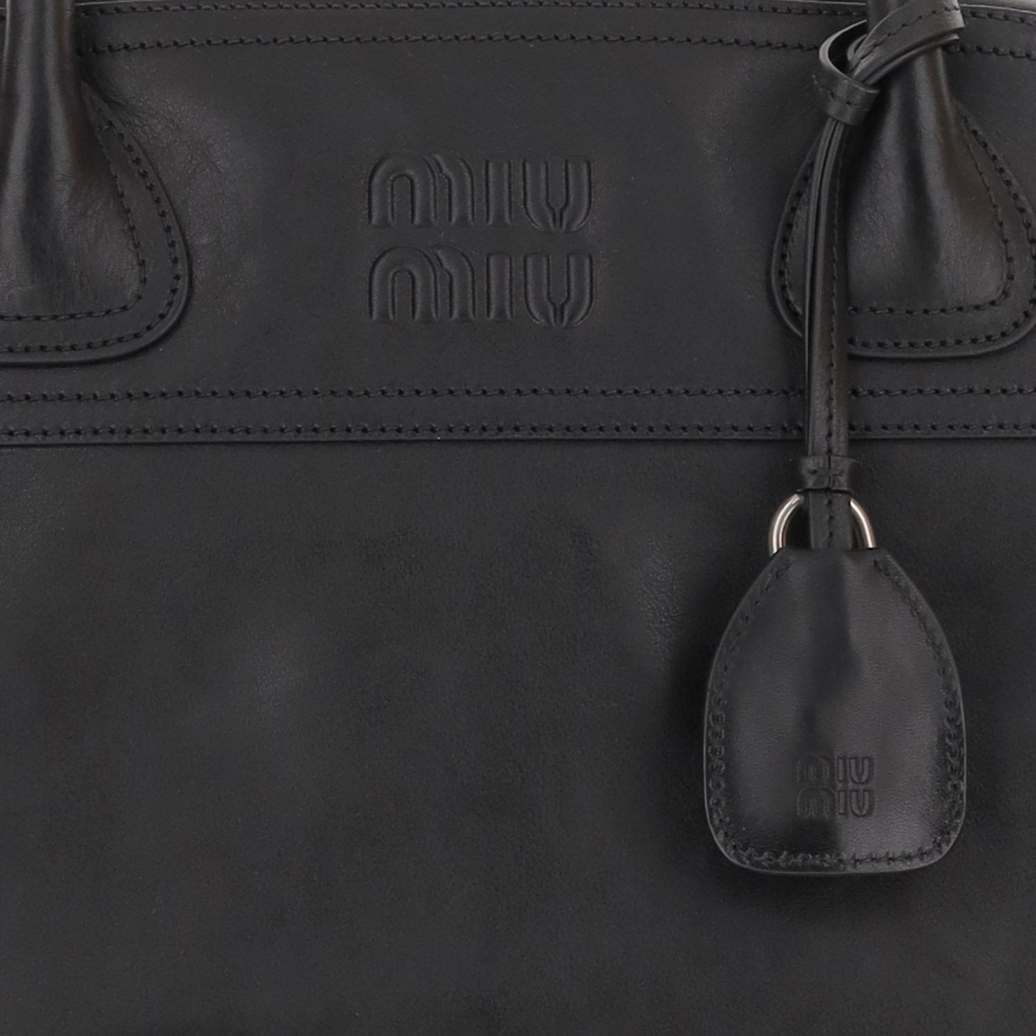 BORSA VIVANT MEDIA IN PELLE 5BB196 2IERF0002 MIU MIU 