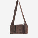 Borsa a tracolla Utilitaire in pelle scamosciata 5BC205 2CSSF0324 MIU MIU 