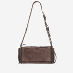 Borsa a tracolla Utilitaire in pelle scamosciata 5BC205 2CSSF0324 MIU MIU 
