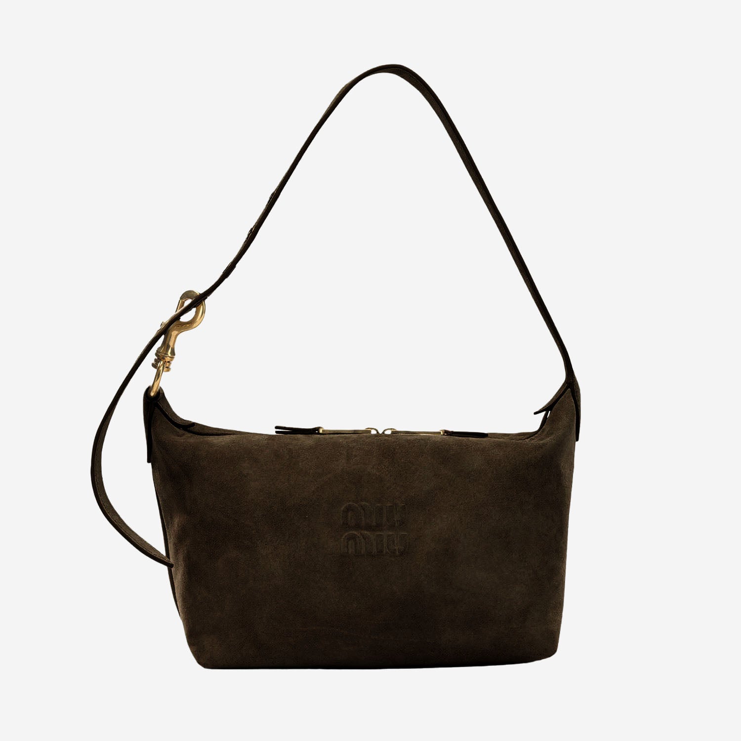BORSA IN SUEDE CON LOGO 5BC216 2CSSF0003 MIU MIU 