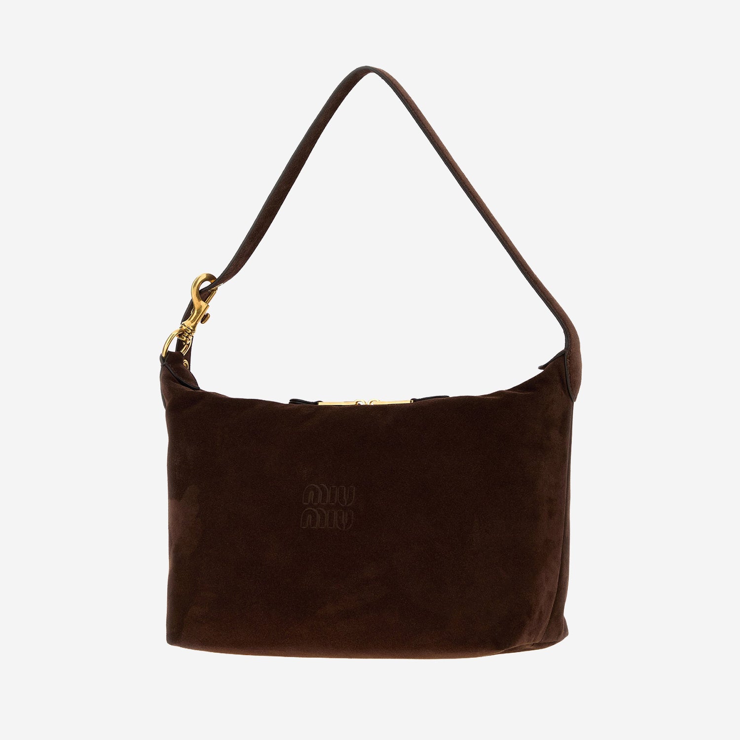 BORSA IN SUEDE CON LOGO 5BC217 2CSSF0003 MIU MIU 