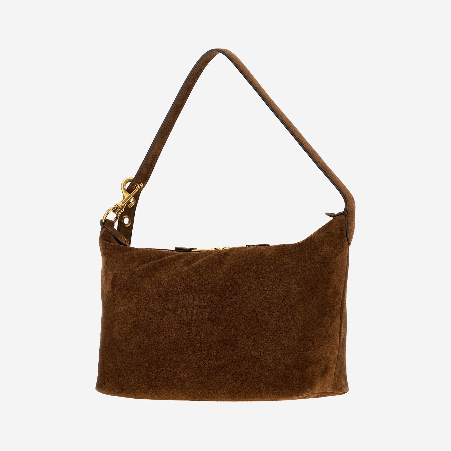 BORSA IN SUEDE CON LOGO 5BC217 2CSSF0324 MIU MIU 