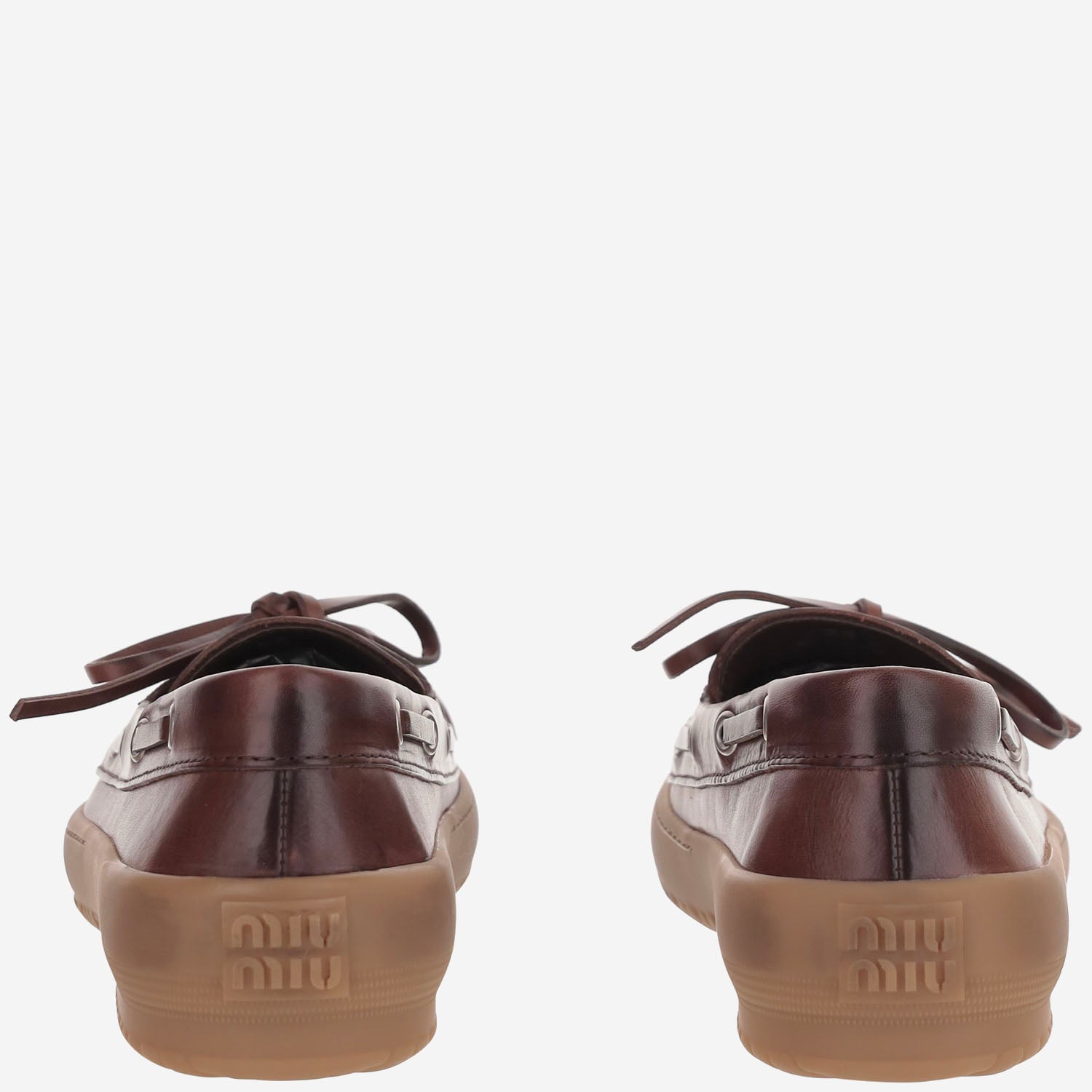 MOCASSINI IN PELLE 5D793E 070F0201 MIU MIU 
