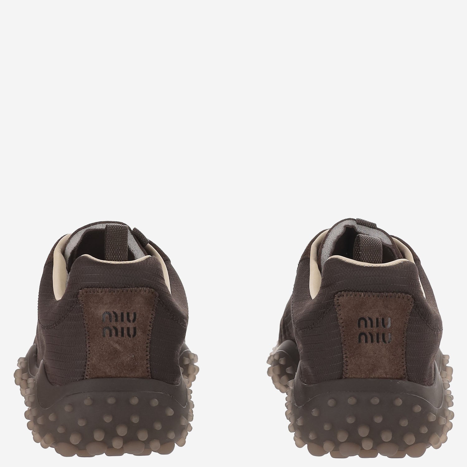 SNEAKERS IN SUEDE E MESH 5E806E 3M0KF0003 MIU MIU 