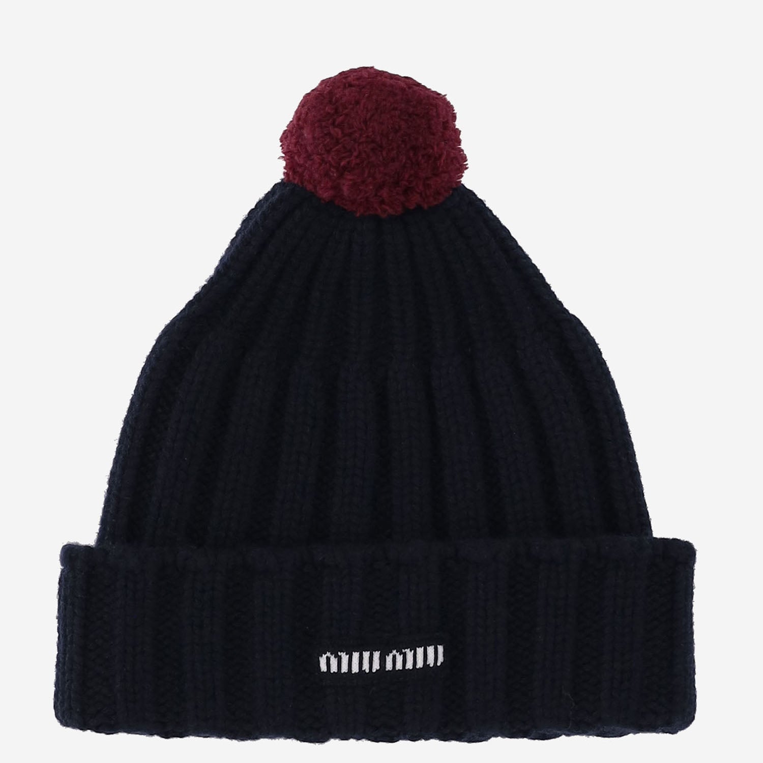 BEANIE IN CASHMERE CON LOGO 5HC611 2G9MF0X58 MIU MIU 