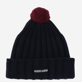 BEANIE IN CASHMERE CON LOGO 5HC611 2G9MF0X58 MIU MIU 