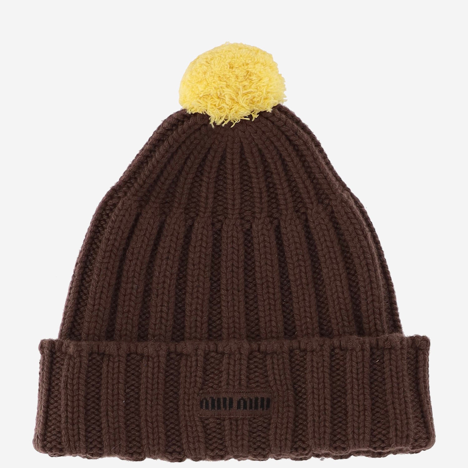 BEANIE IN CASHMERE CON LOGO 5HC611 2G9MF0Y04 MIU MIU 