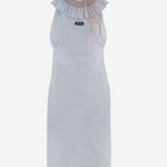 ABITO IN SETA CON SCOLLO ARRICCIATO MF6432 19UVF05LL MIU MIU 