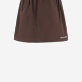 GONNA IN COTONE CON LOGO MG2755 19LWF0192 MIU MIU 