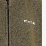 FELPA IN MISTO LANA CON COLLO ALTO MJL042 18E3F0161 MIU MIU 