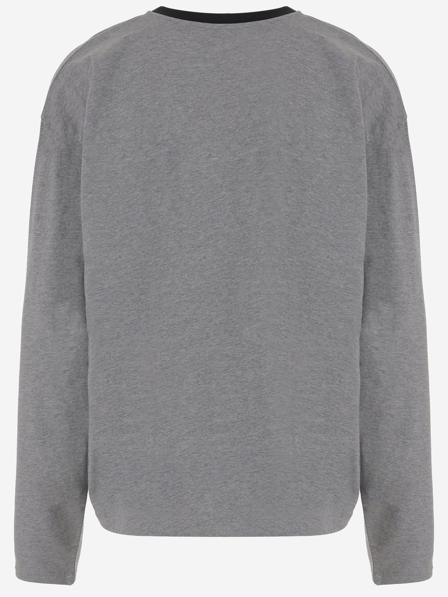 MAGLIA IN COTONE CON LOGO MJLA31 1841F0BD9 MIU MIU 