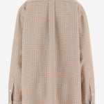 CAMICIA IN MISTO LANA CON MOTIVO A QUADRI MK2010 19CSF0EH3 MIU MIU 