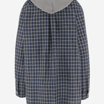 CAMICIA IN COTONE A QUADRI CON CAPPUCCIO MK2051 6210F022X MIU MIU 